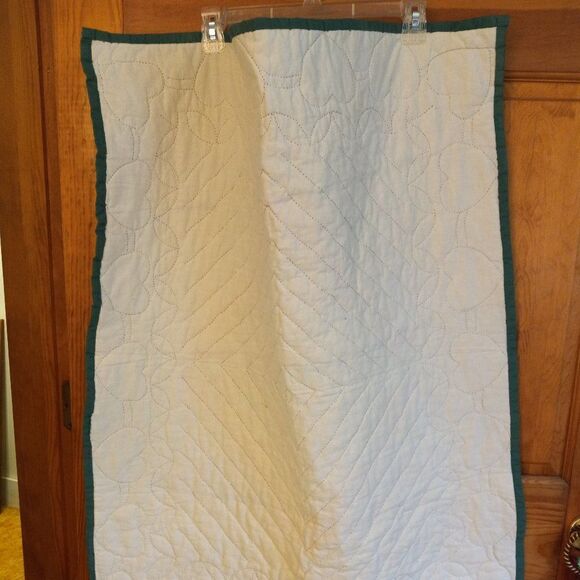 Baby Crib/Wall hanging Hand Stitched Quilt Sewing Cottagecore Handmade Vintage - Picture 3 of 9